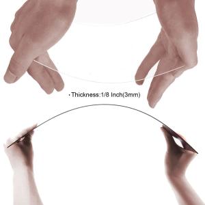 Best Hardest Thermoplastic 2 Pack Clear Acrylic Sheets 12 X 16 X 1/8 Inch 3Mm wholesale