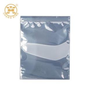 China Electronic Transparent Plastic Shielding Zip Lock Metalized Anti Static Bags Bag For Packaging on sale