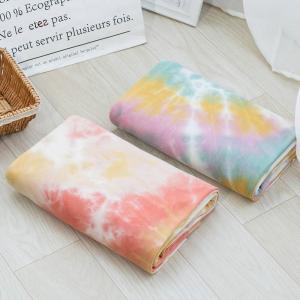 China Manufacturer 100% Cotton Composition Tie Dye French Terry Fabric For Sale on sale
