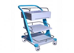 China ABS Structure Medical Trolleys , Medication Carts For Hospitals Easy Transportation on sale