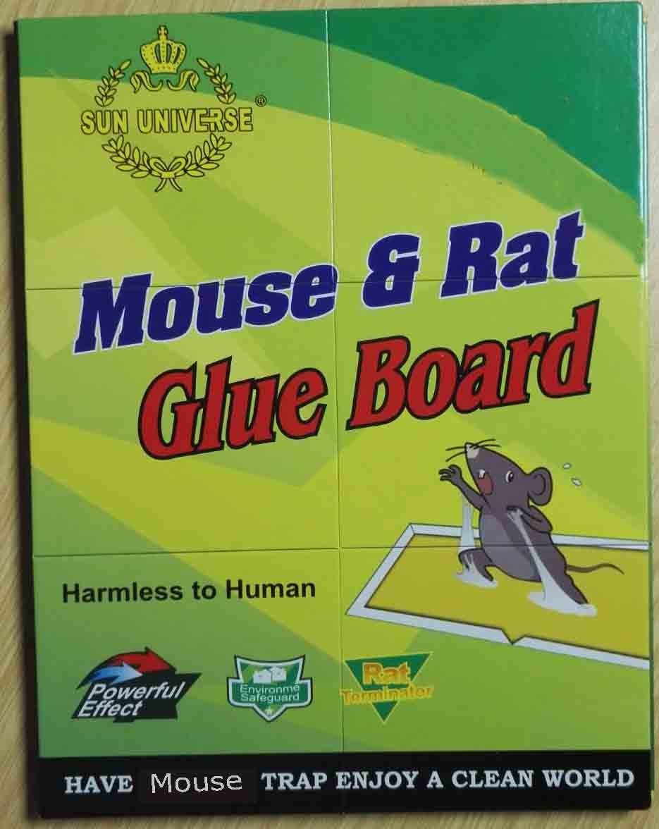 China Mouse Glue Trap Board Extra Sticky Rodents and Peanut Butter with 21.5x16.5cm Capture Area on sale