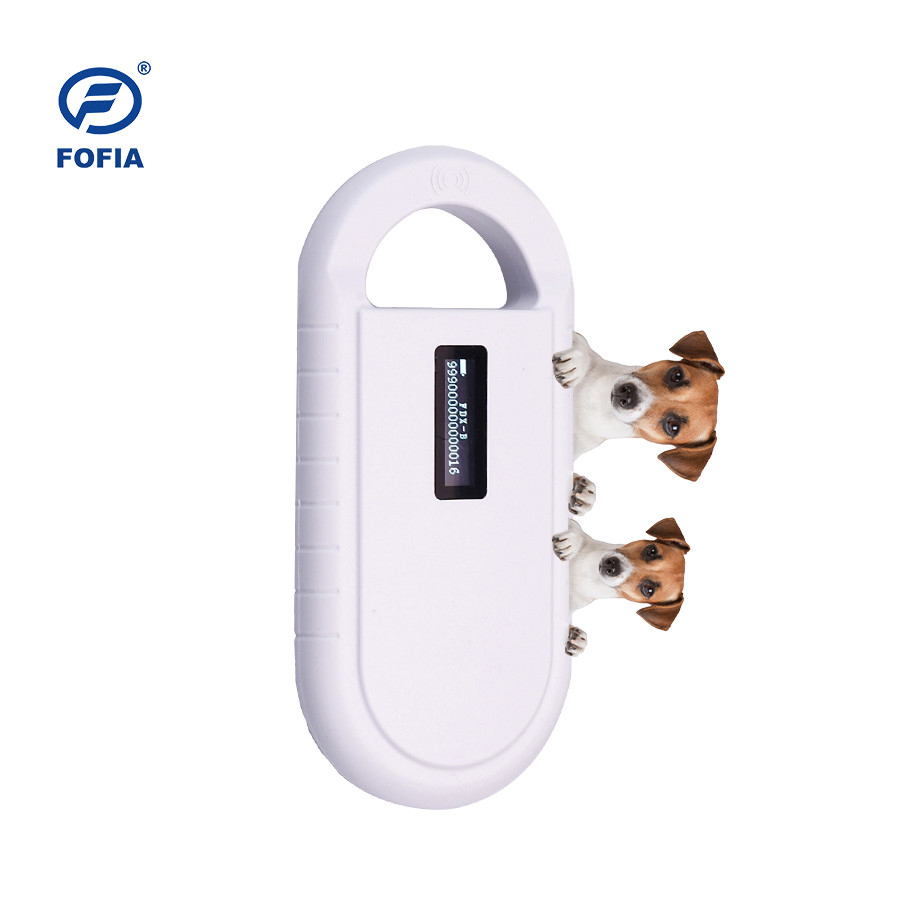 China English Animal Microchip Scanner With 5 Hours Continuous Working Time Lithium Battery Power Supply Handheld Rfid Scanner on sale