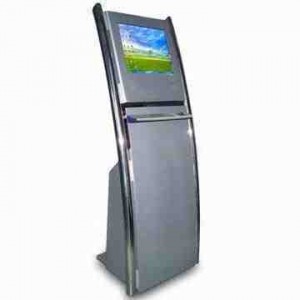 China Portable public information touch screen print digital photo / stand computer lcd kiosk on sale