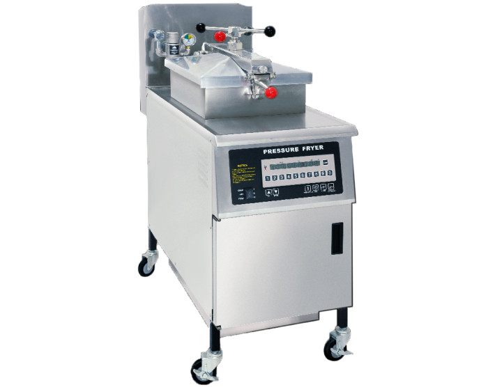 China Automatic Chicken Pressure Fryer / Commercial Chips Kitchen Equipment on sale