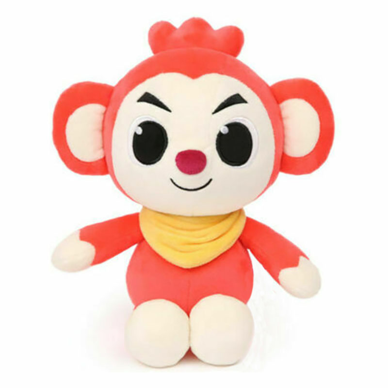 OEM 8'' Baby Animal Plush Toys , Monkey Plush Doll BSCI certificate