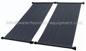 China Black Outdoor Plastic Solar Swimming Pool Heaters UV Stable High Efficient on sale