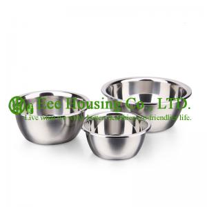 China Stainless Steel cooking cookware kitchen set factory price 3 pieces seasoning bowl Storage Food,Stir Food Kitchen on sale