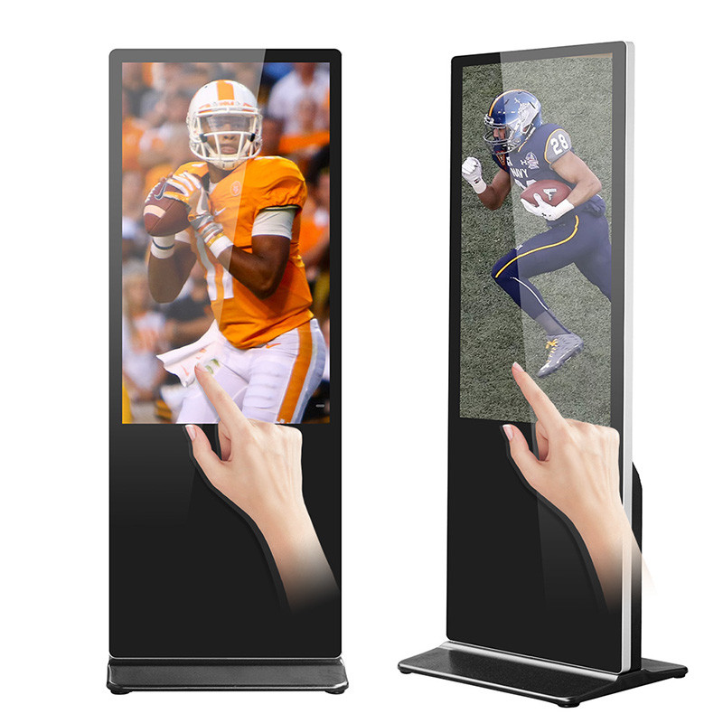 Best Outdoor 500cd/M2 Floor Standing Touch Screen Kiosk 6.5MS 1209.6*680.4MM wholesale