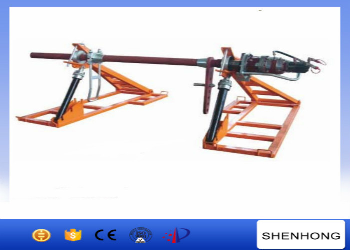 China 45 RPM Cable Drum Lifting Jacks SIPZ-7H 7T Hydraulic Cable Jack 2000 N.M Brake force on sale