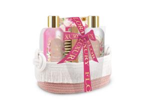 China 4pcs Luxury Bath And Body Gift Sets Peony Fragrance on sale