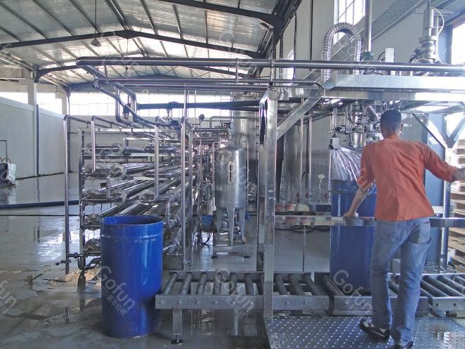 China High Efficiency 5T/H Tomato Sauce Processing Line Flexible Operation on sale