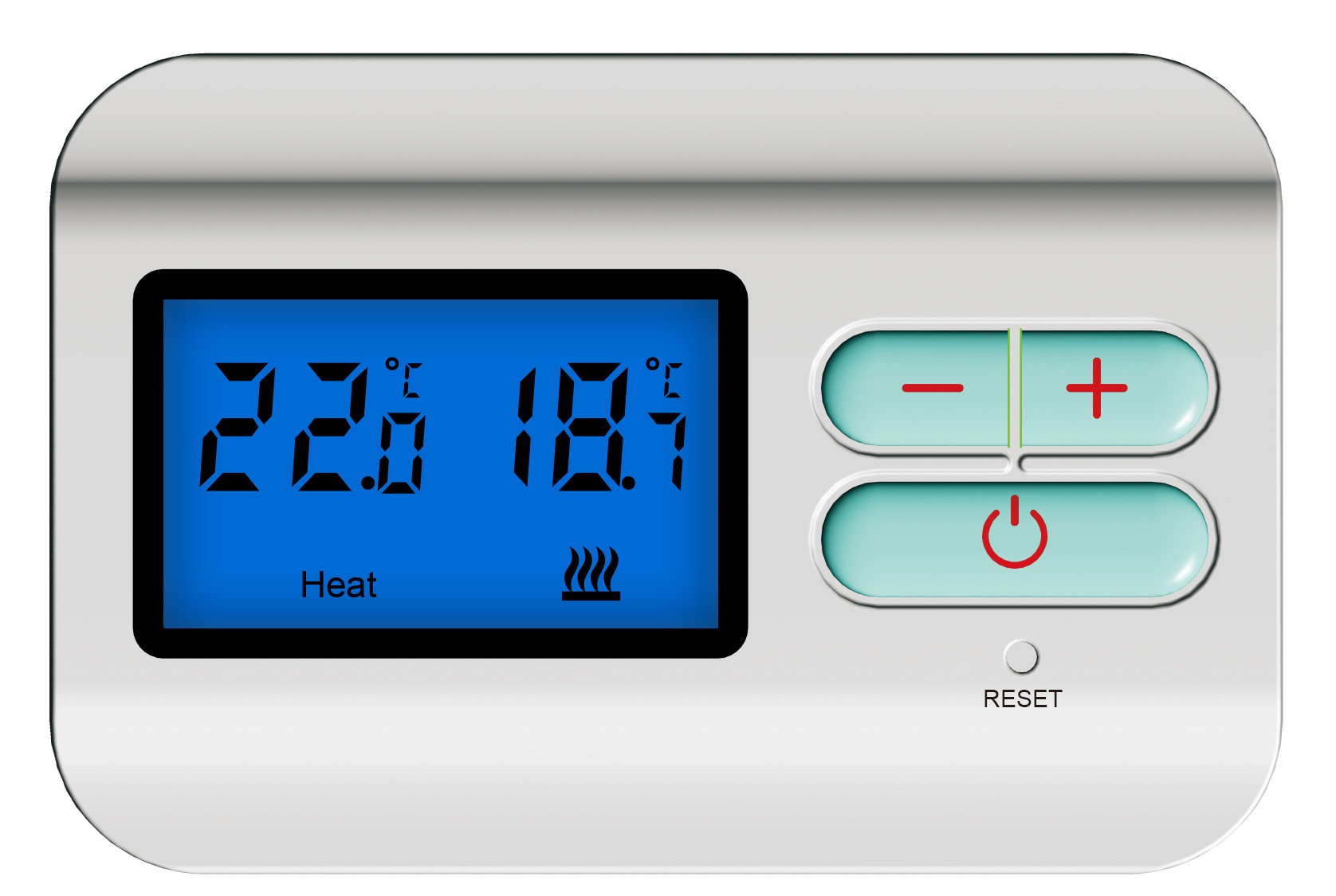 China OEM Electronic Room Thermostat / Heat Only Digital Thermostat For Wall Heater on sale