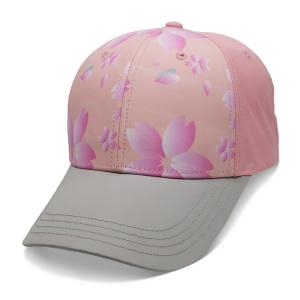 Best Personalized Ladies Baseball Cap , Sublimation Flower Baseball Hat Breathable wholesale