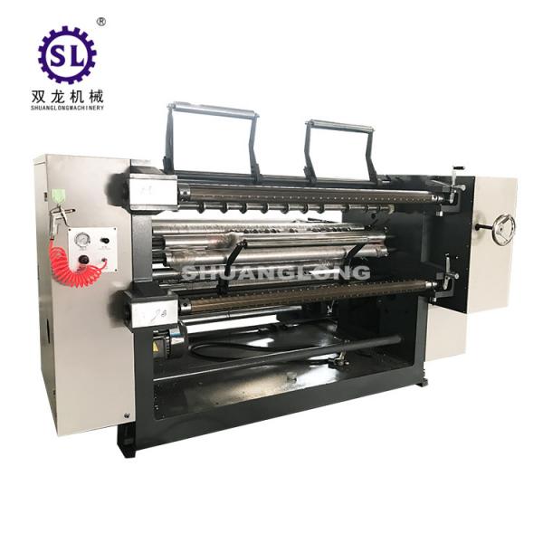 Cheap PVC and PET Window Film Slitter with Automatic Tension , Paper Slitting Machine for sale