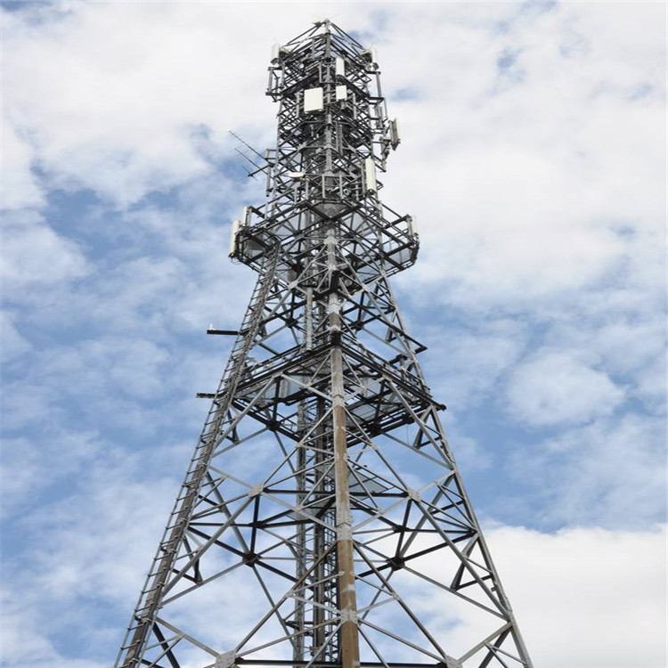 Buy cheap Bts Fm Satellite Tubular Steel Tower 3 Legs Lattice Telecom from wholesalers