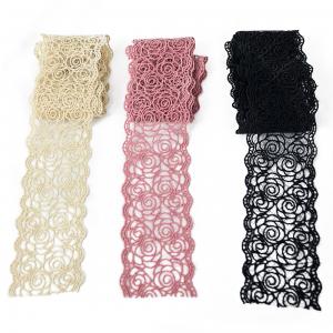 China 3 Pink Polyester Lace Trim Clothing Accessories Wedding Decoration on sale