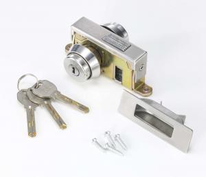 China Double Cylinder Aluminum Frame Glass Door Lock SUS304 Clinder Cover on sale