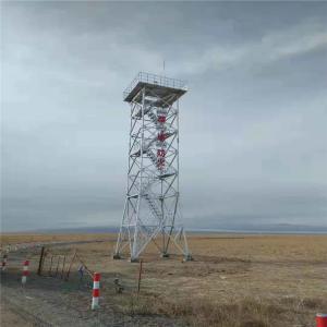Best 30M/S Angle Steel Hot Galvanizing Guard Watch Tower wholesale