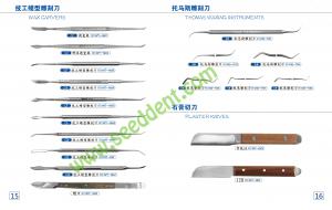 Best Wax Carvers / Thomas Waxing Instruments / Plaster Knifes wholesale