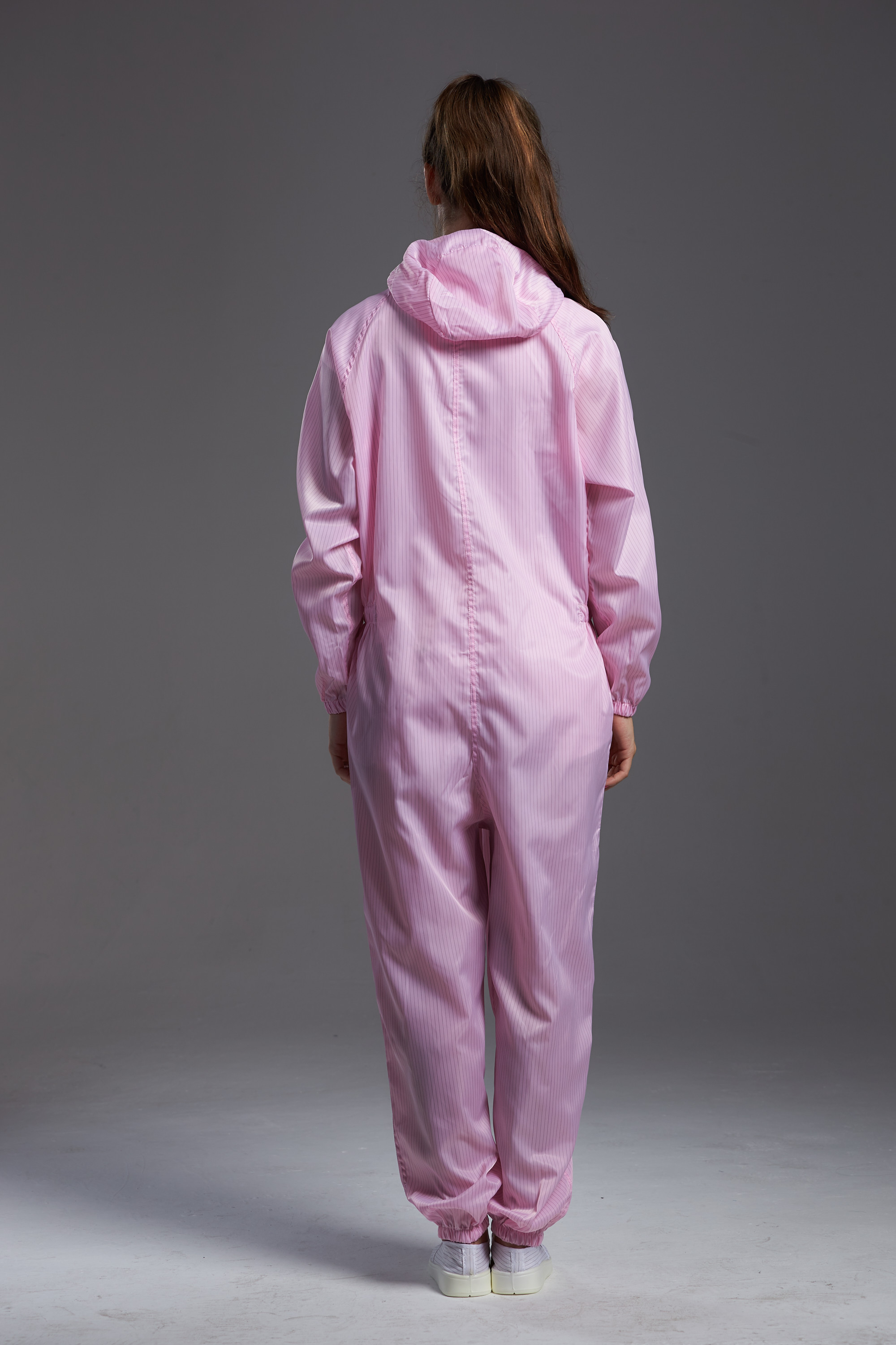 Best Cleanroom Garment Resuable Autoclave hooded Coverall small pink durable resuable in Pharmaceutical Workshop wholesale