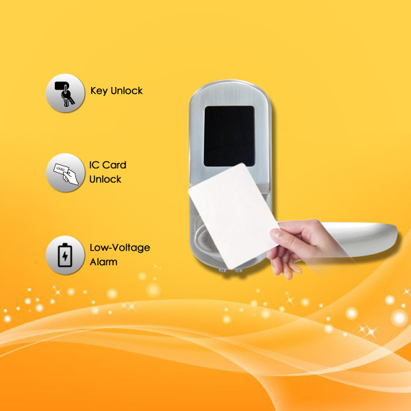 China Electronic Key Card Door Locks , Hotel Key Card Door Entry Systems Rust Proof on sale