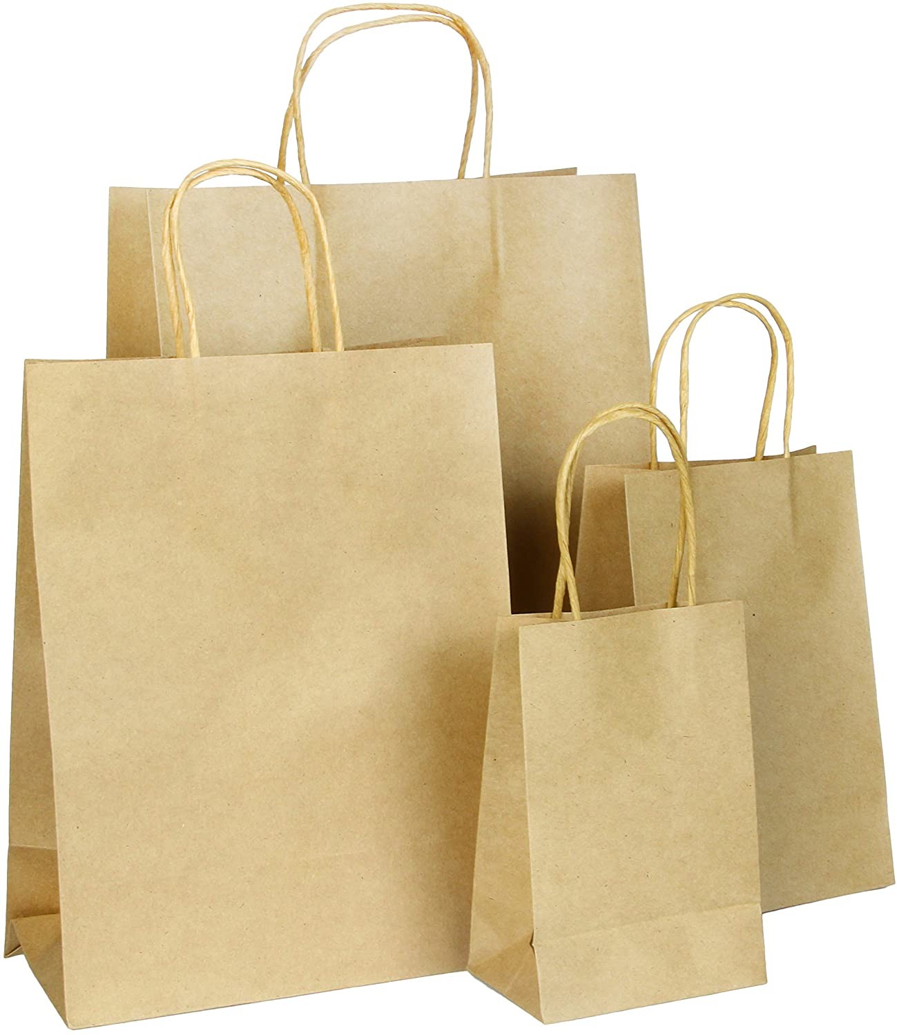China Recyclable Assorted Sizes Anti Oil Kraft Paper Food Bags on sale