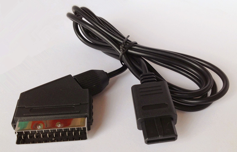 China GC N64 RGB Scart Video Game Cables For Nitendo or Game Cube Video HD TV AV on sale