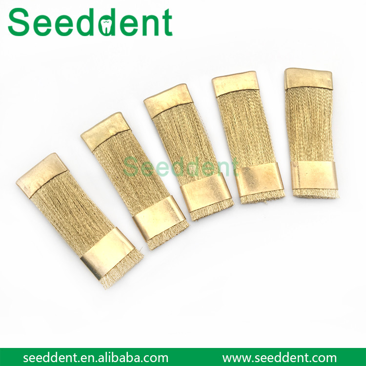 Best Dental Cleaning Brushes for burs / Dental Lab Instrument / Dental Curved Brass Wire wholesale