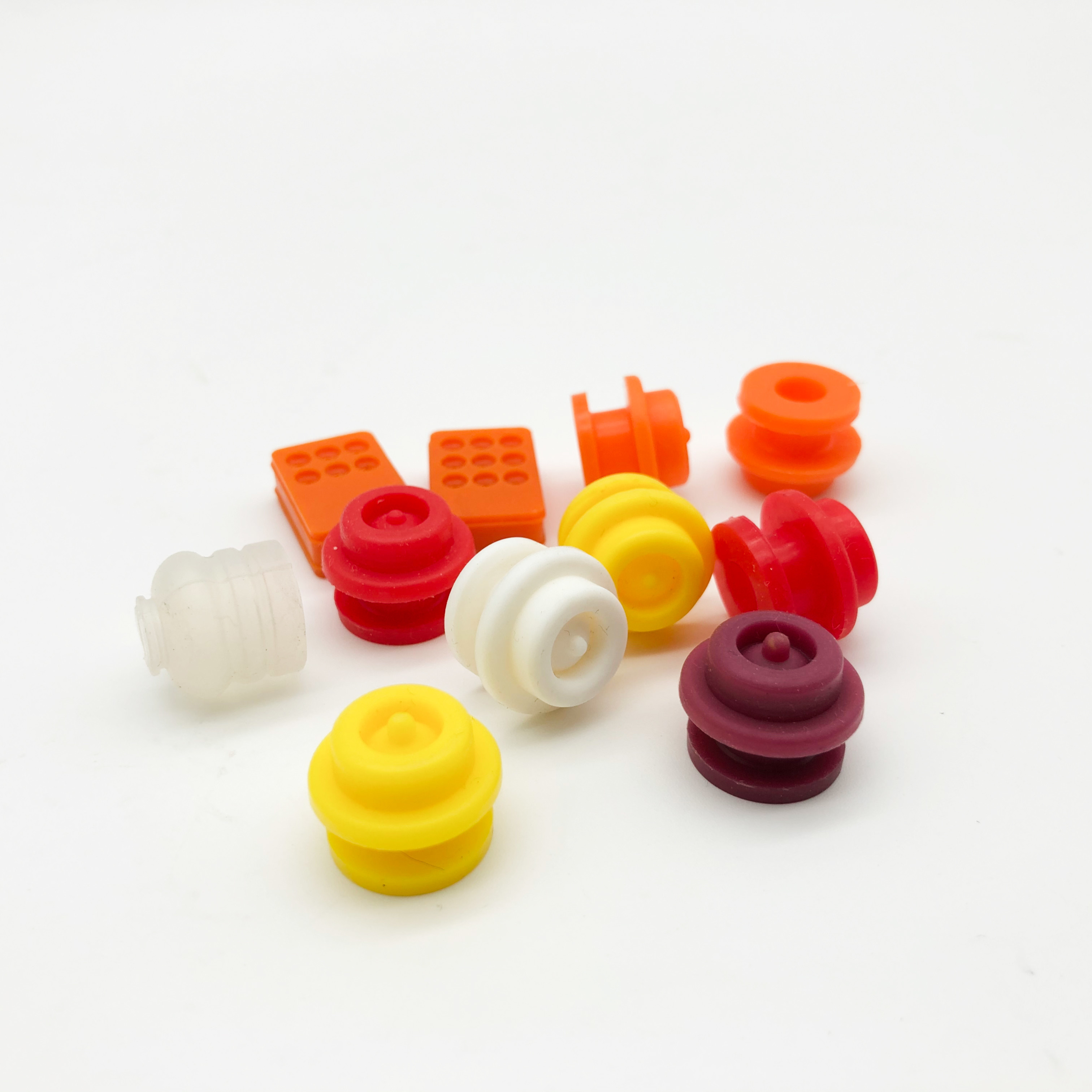 China Mold Making Silicone Rubber Seals Colorful Silicon Dust Rubber Seal on sale