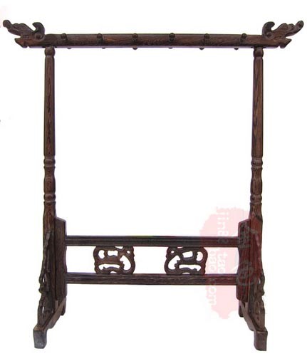 China Chinese calligraphy brush pen holder brush pen stand wooden pen rack stand pen kits on sale