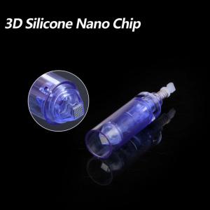 China Safe Nano Silicone Micro Needling Pen Cartridge 4CM With 12 Pin Needle on sale