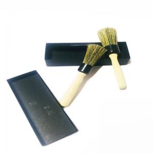 Best 20cm Auto Detailing Car Cleaning Brushes Wooden Handle Natural Horse Hair wholesale