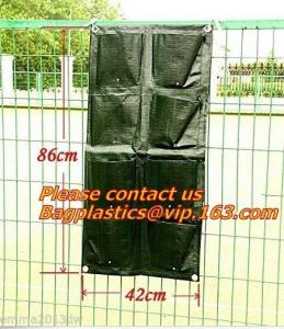 Waterproof, Garden, Patio Plant, Flower, Grow Bags, 8 Pockets, Pouch, Hanging Planter