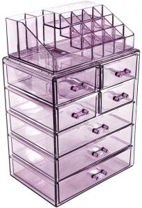 Best Spacious Design Custom Acrylic Display Case Makeup And Jewelry Storage wholesale