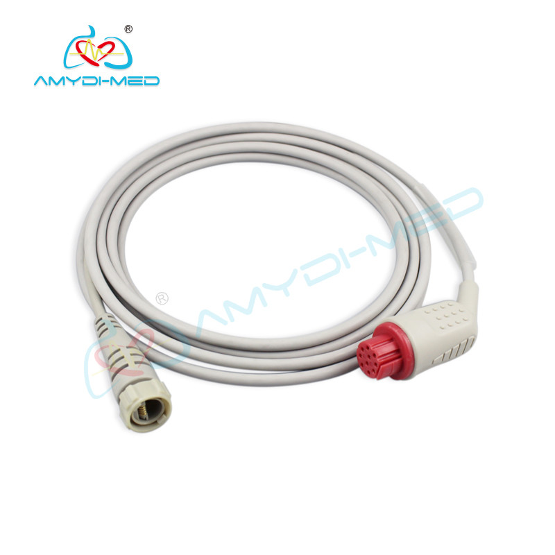 Best IBP Invasive Blood Pressure Transducer Round 10 Pins Connector For Patient Monitor wholesale