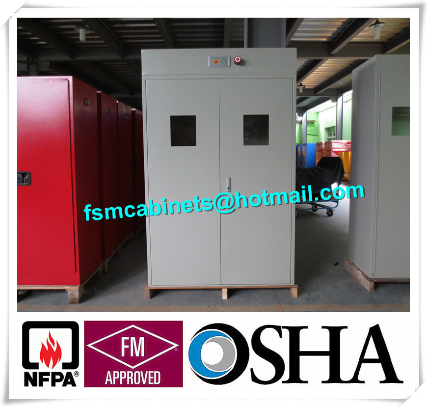China Flammable Industrial Safety Cabinet For Cylinder Storage , Cylinder Safety Storage Cabinet on sale