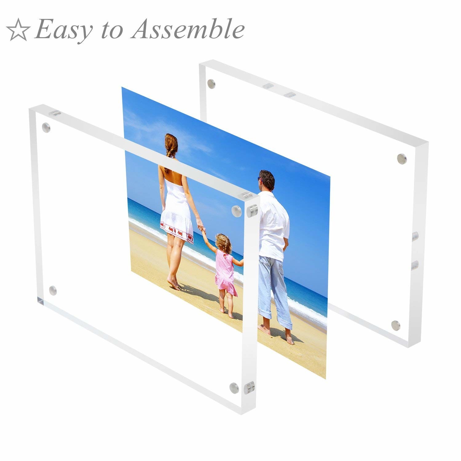 Best Non Glare Acrylic Frameless Picture Frames wholesale