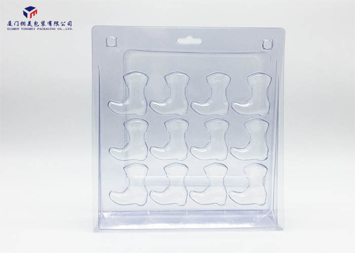 Best 0.4MM Rigid PVC Custom Clear Plastic Box Plastic Blister Pack Christamas Gifts wholesale