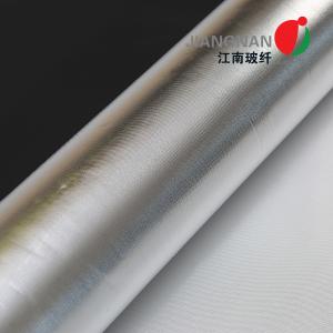 China Heat Reflective Aluminium Foil E Glass Fiberglass Cloth Welding on sale
