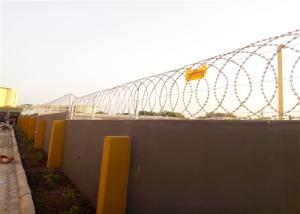 China BTO -22 Blade Constantine Razor Wire Fence 450mm Coil Diameter Producing Process on sale