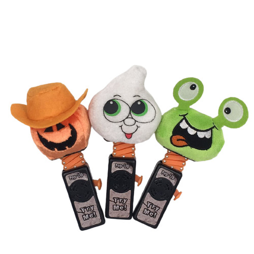 3 ASSTD Halloween Pop Up Plush Toy For Children Gift
