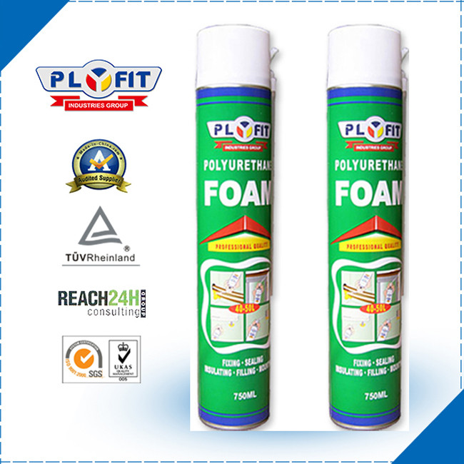 Cheap Adhesive Sealant REACH 30kPa 750ml PU Foam Spray for sale