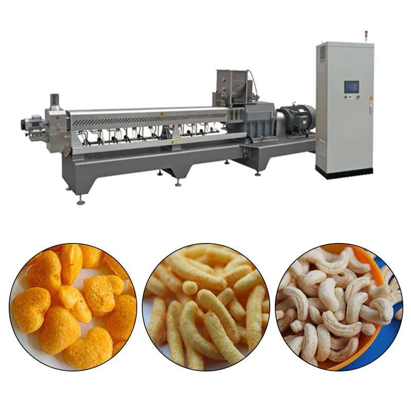 China 120kg-1200kg/h Corn Puff Making Machine/ Production Line production line machines on sale