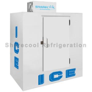China Single Solid Door CE Ice Bag Freezer Merchandisers Commercial Ice Storage Bin on sale