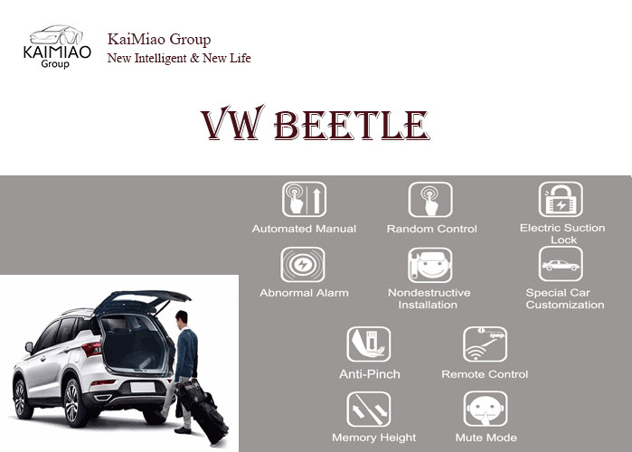 China Volkeswagen Beetle Power liftgate Assist System, Auto Power Tailgate Lift with Double Pole on sale