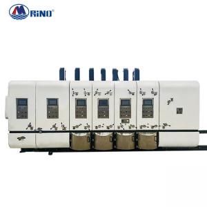 China Corrugated Carton Flexo 4 Color Printing Machine With Die Cutting on sale