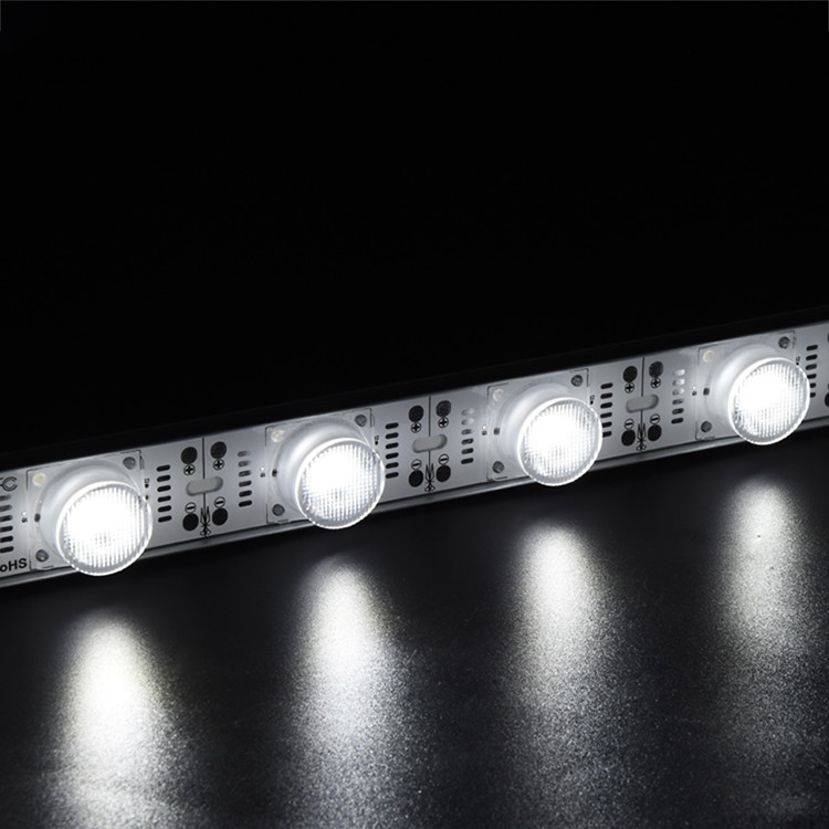 China Non Waterproof Aluminum LED Light Bar 18 LED SMD 3030 Edge Light Poster Box on sale