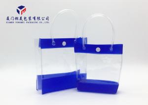 Best Embossed Blue Soft PVC Bags Super Clear Premium PVC Materials Fashion Style wholesale