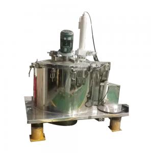 China Peony High quality Stainless steel GMP standard Scraper Basket Centrifuge With Siemens PLC Programming on sale