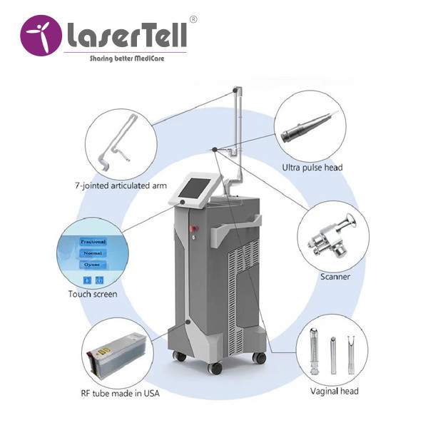 China Lasertell Fractional Co2 Laser Equipment Resurfacing Skintight Aesthetics on sale